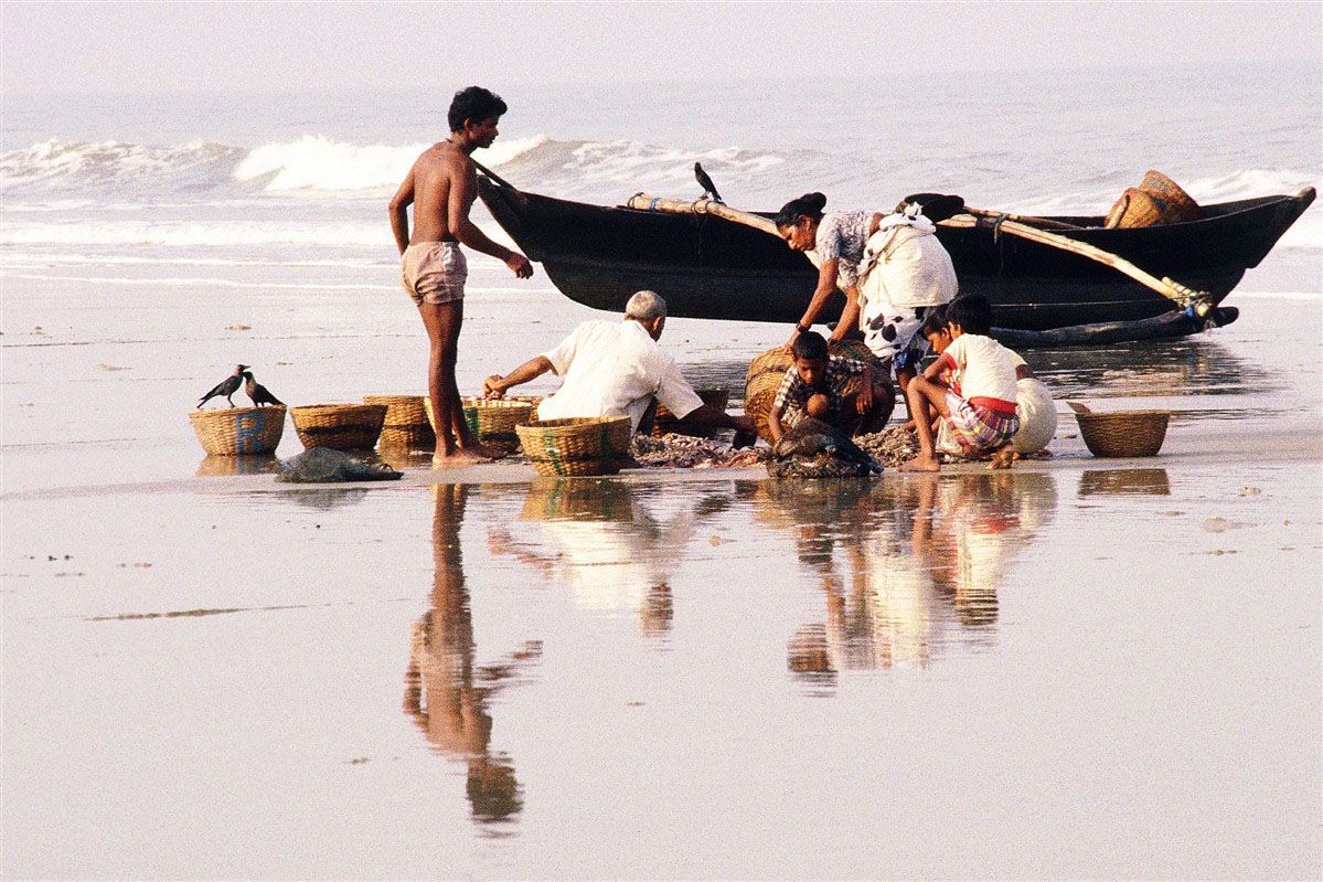 Fishermen in Goa - India