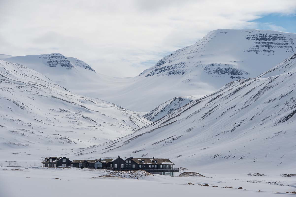 Snowy landscape - Iceland