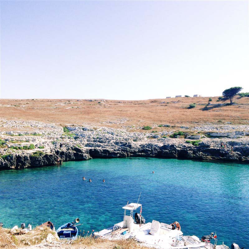 People swimming - Puglia - Italy