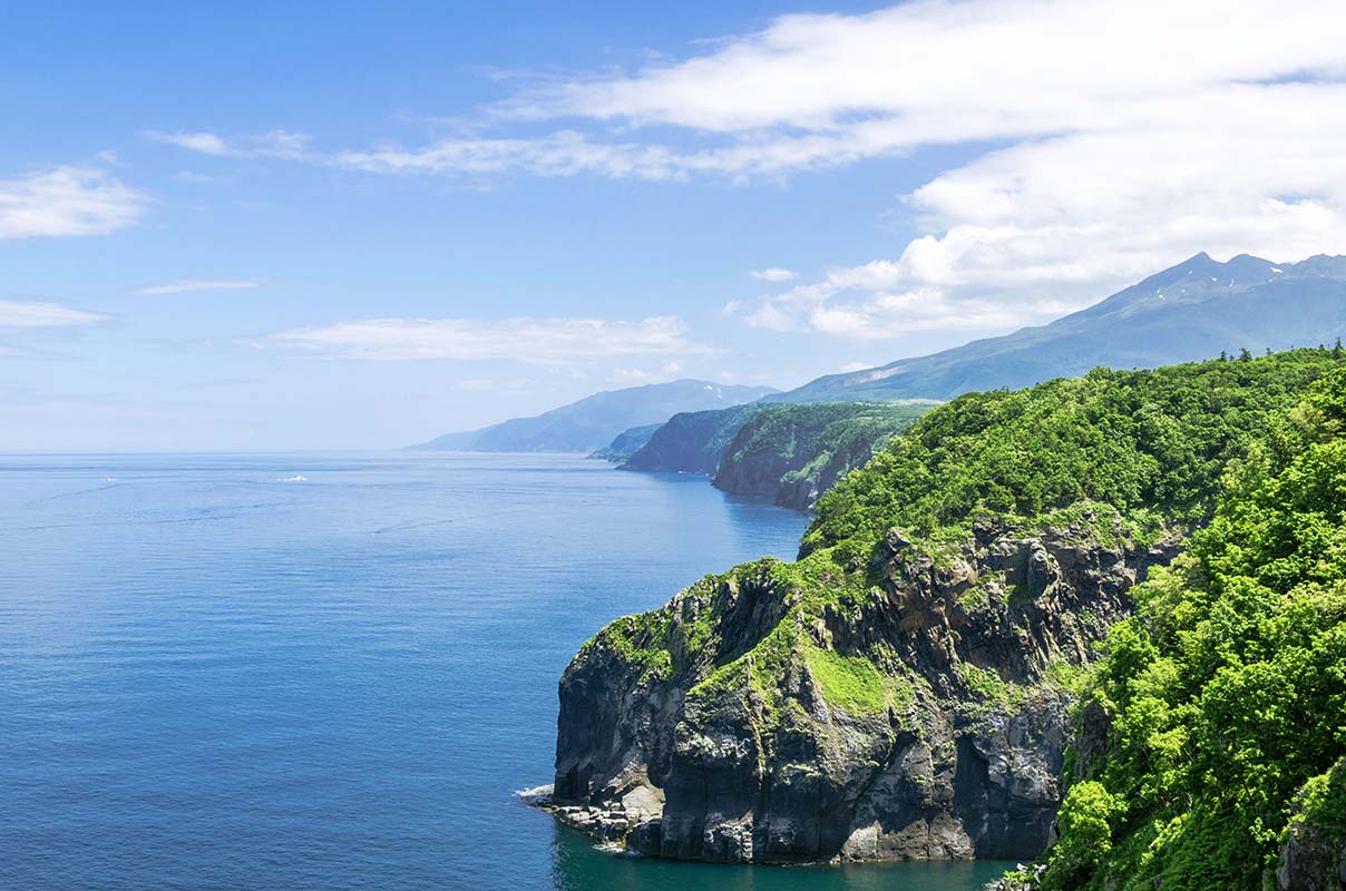 Hokkaido cliffs - Japan