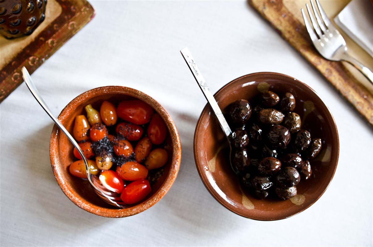 Olives and tomatoes - Lebanon