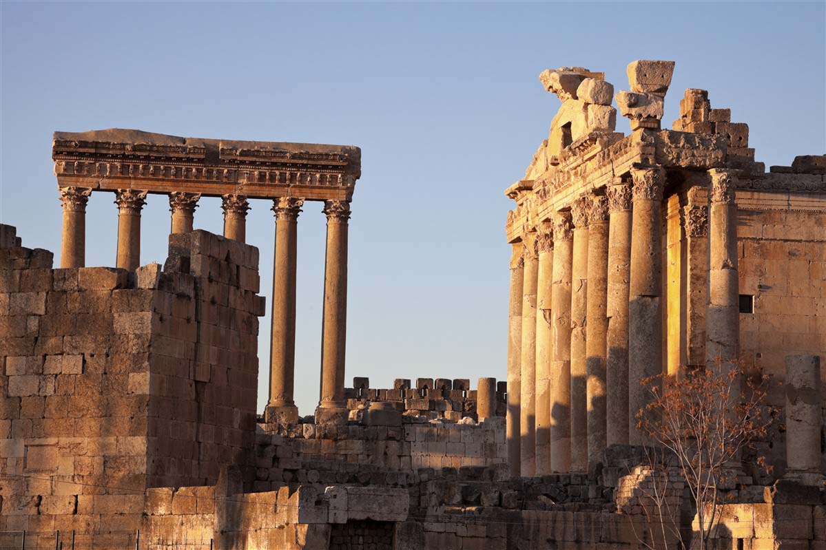 Ancient ruins in Baalbek - Lebanon
