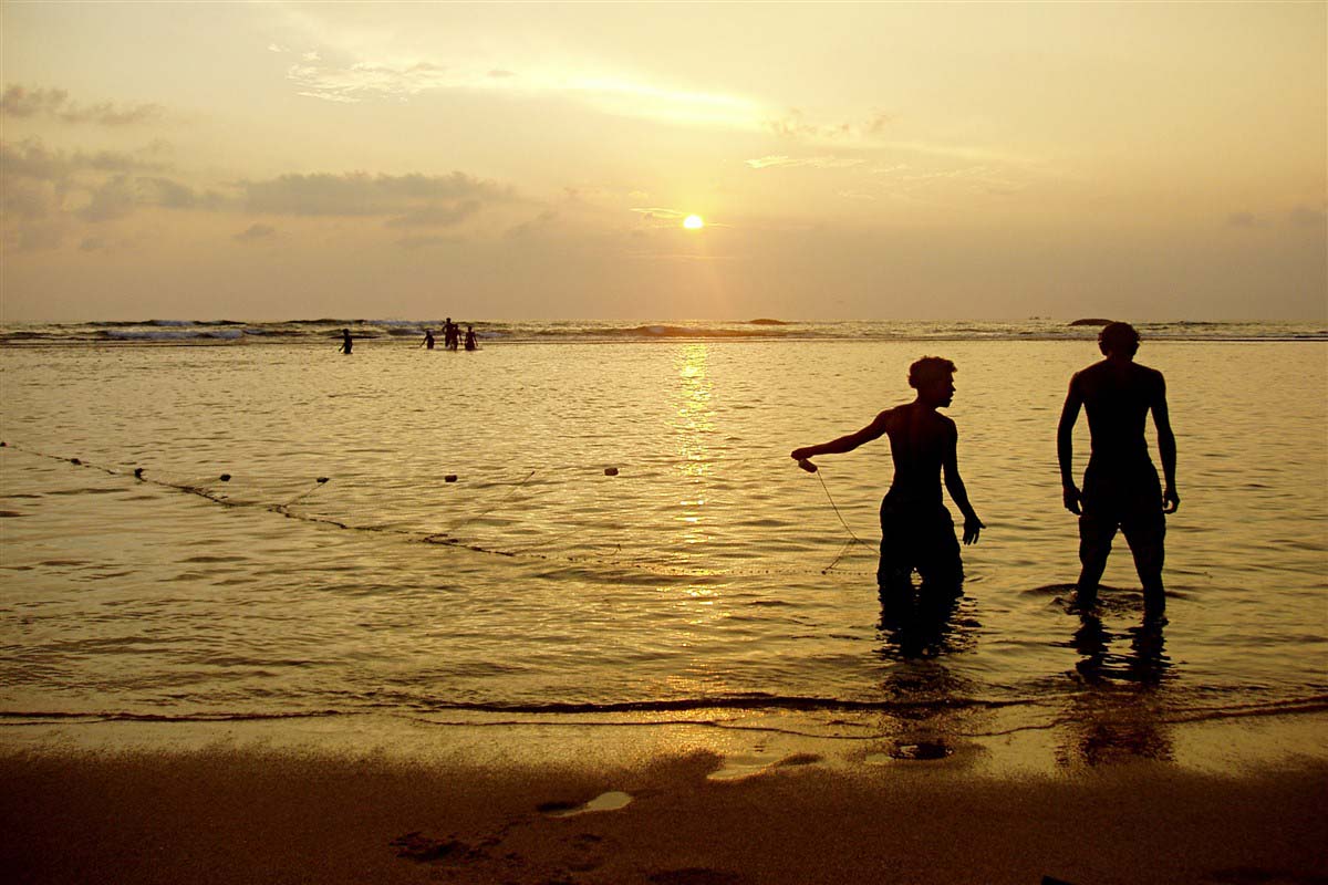 Fishermen in Sri Lanka