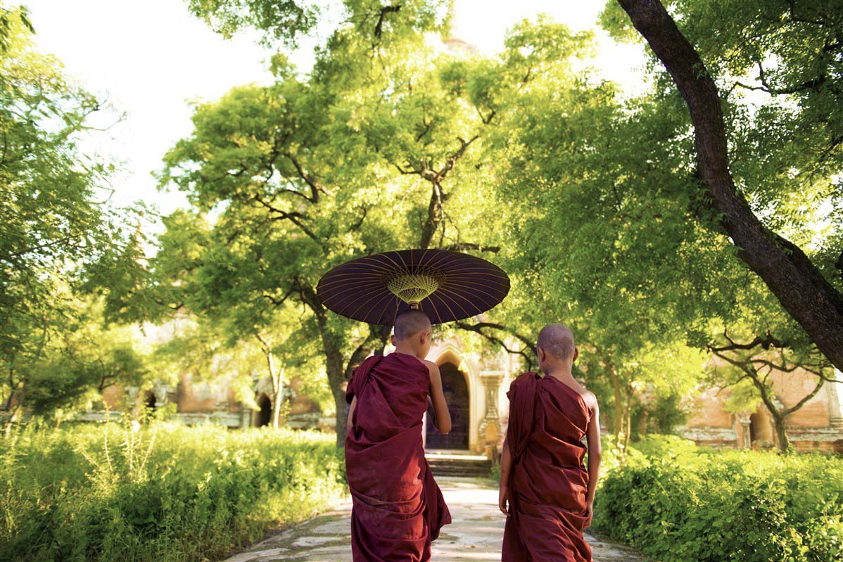 Young monks in Myanmar