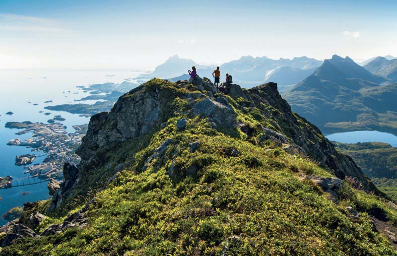 Hiking in Lofoten islands - Norway