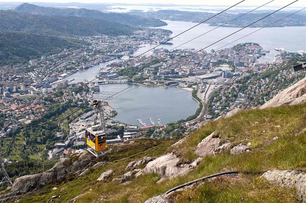 Ulriken Mount cable railway - Bergen - Norway