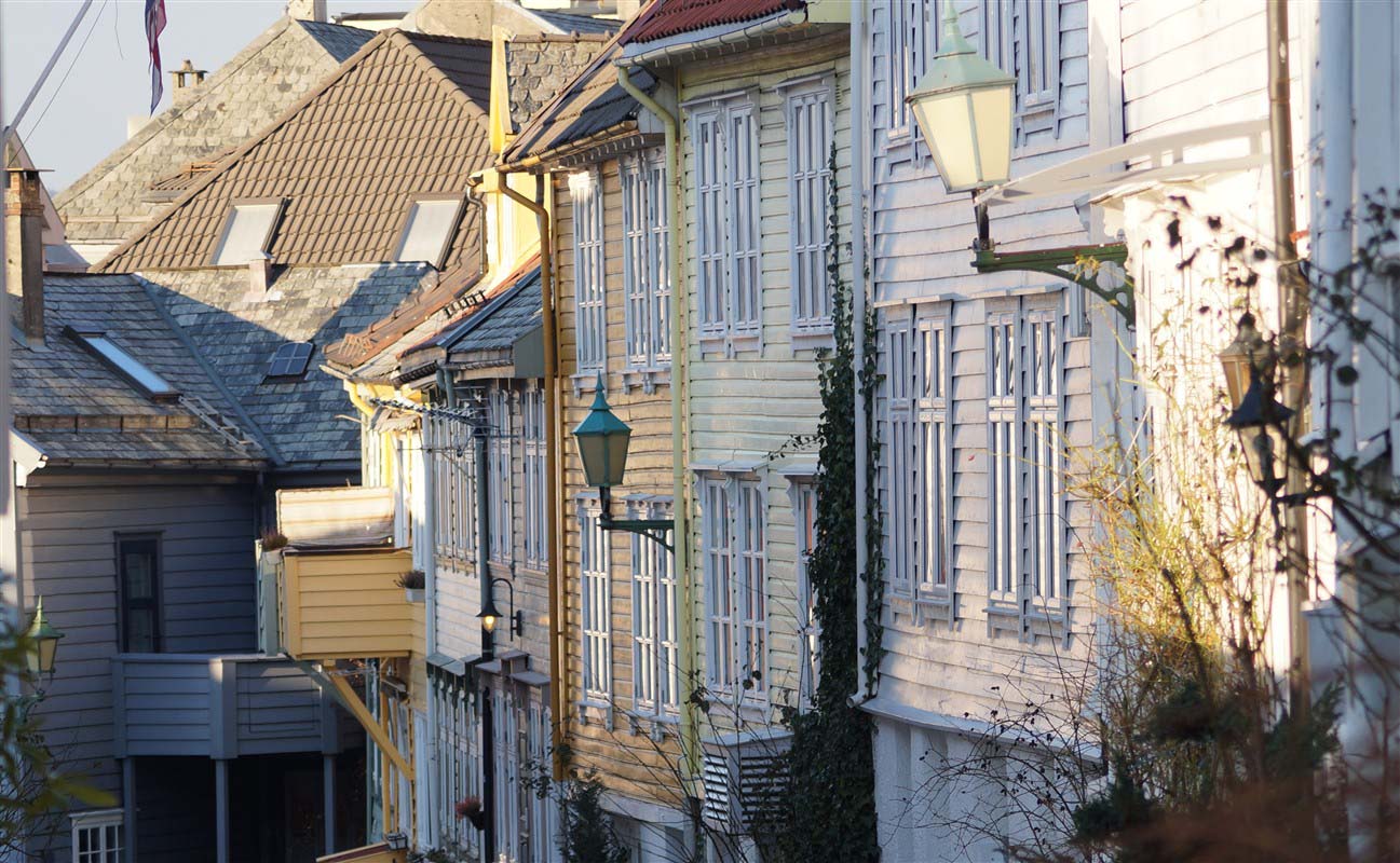 Old houses - Bergen - Hordaland - Norway