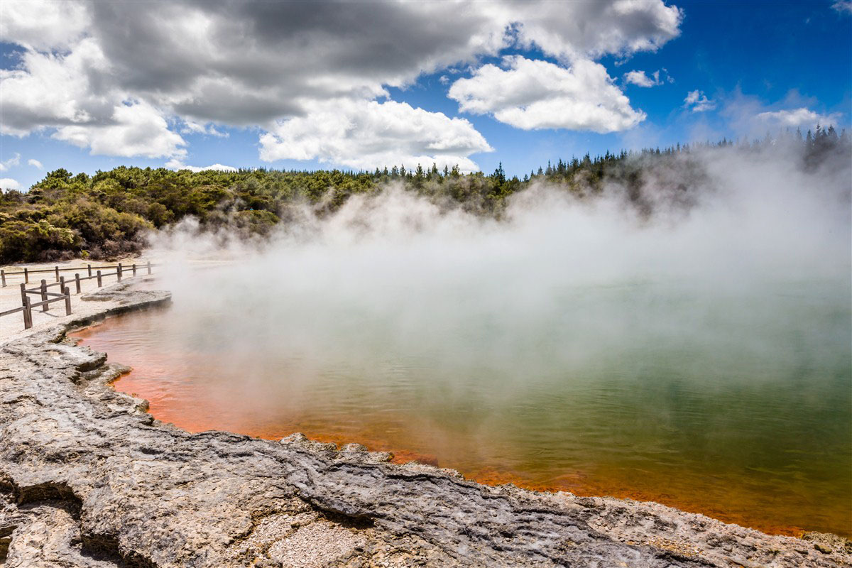 Waiotapu geothermal area - North Island - New Zealand