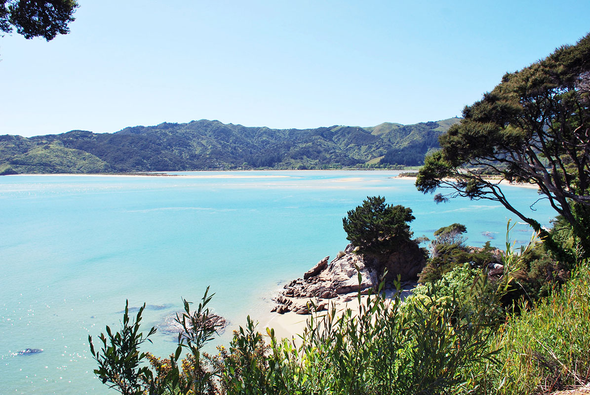 Lagoon and beach - New Zealand