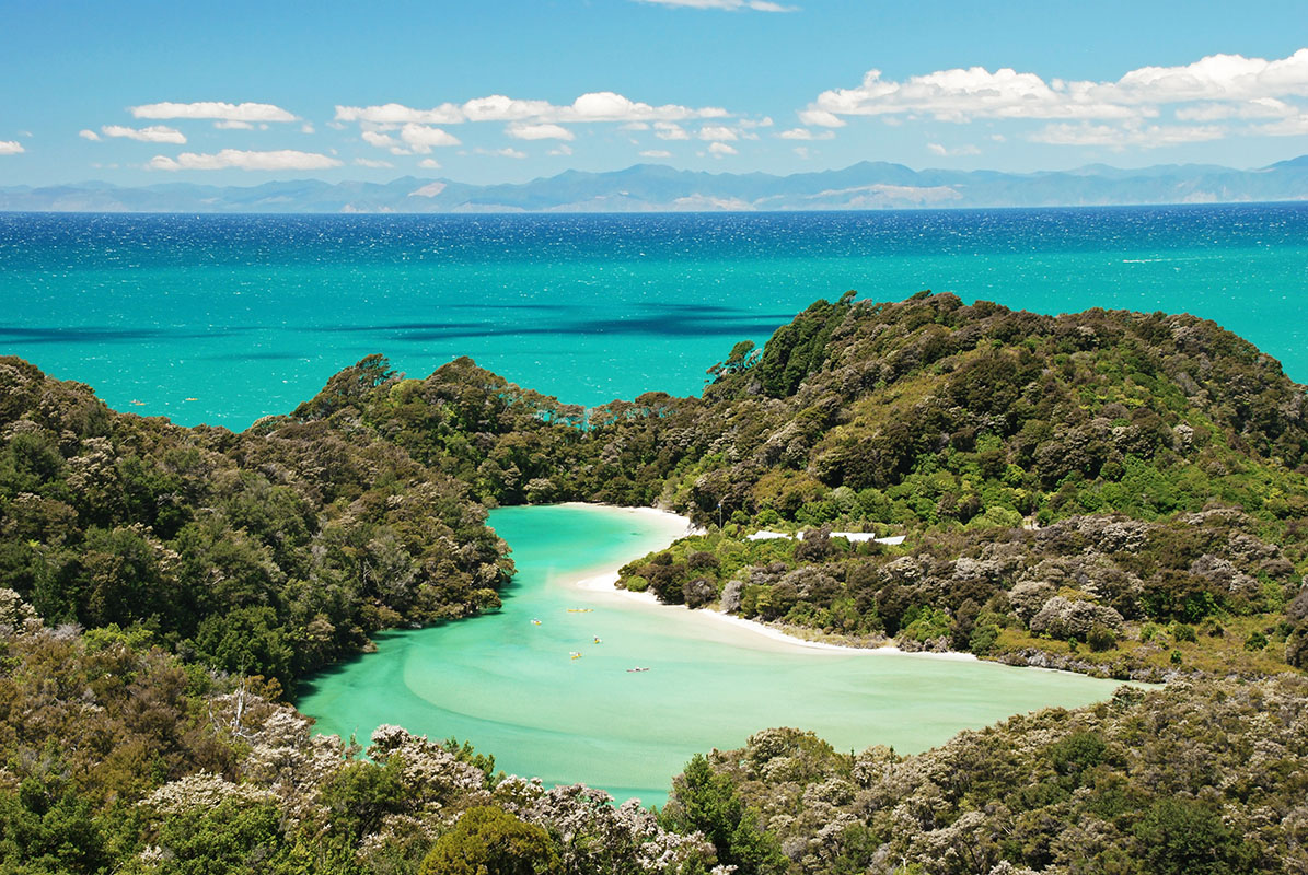 Lagoon and beach - New Zealand