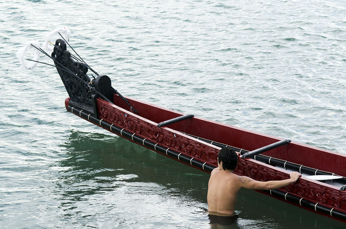 Traditionnal boat - New Zealand