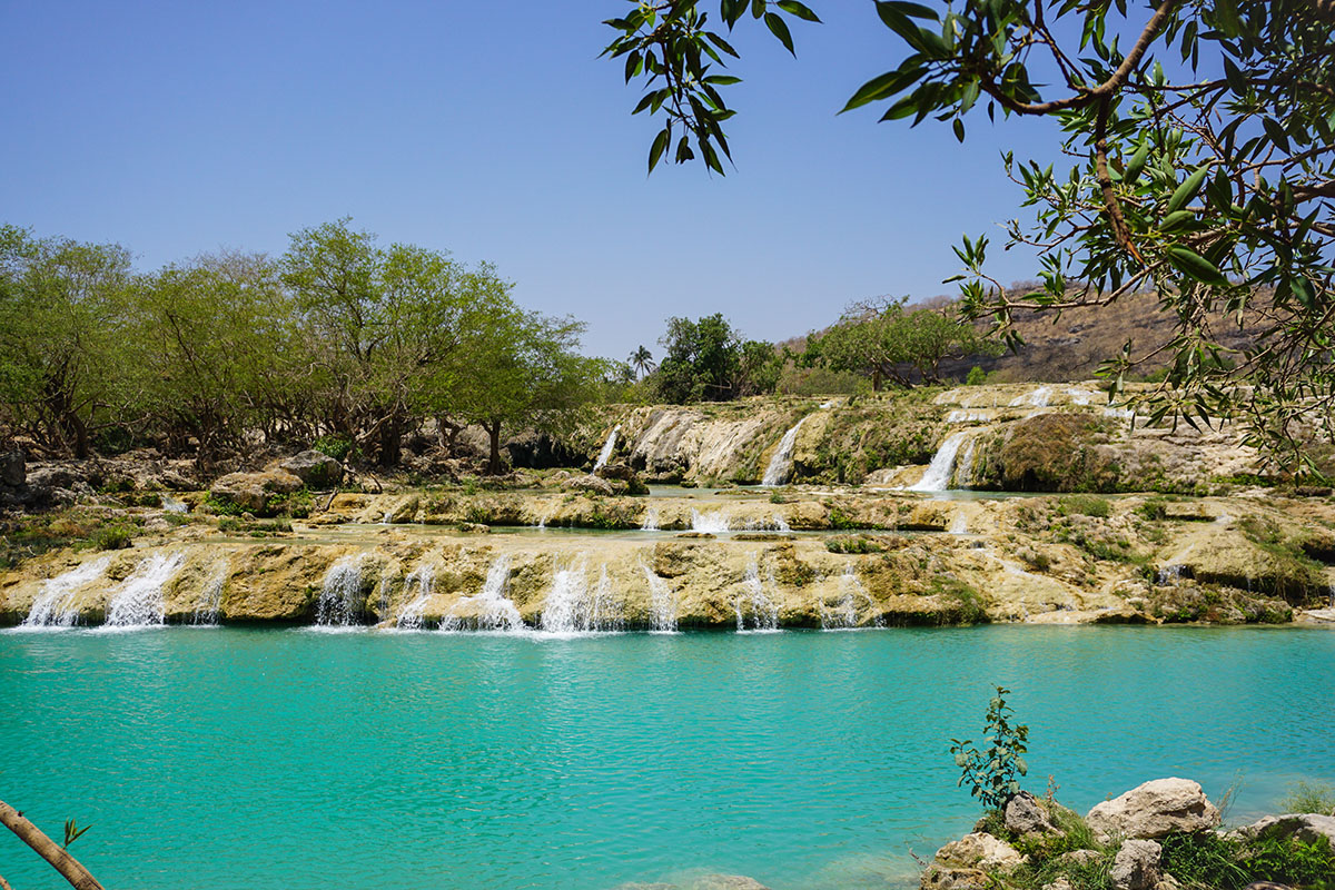 Waterfall in Oman