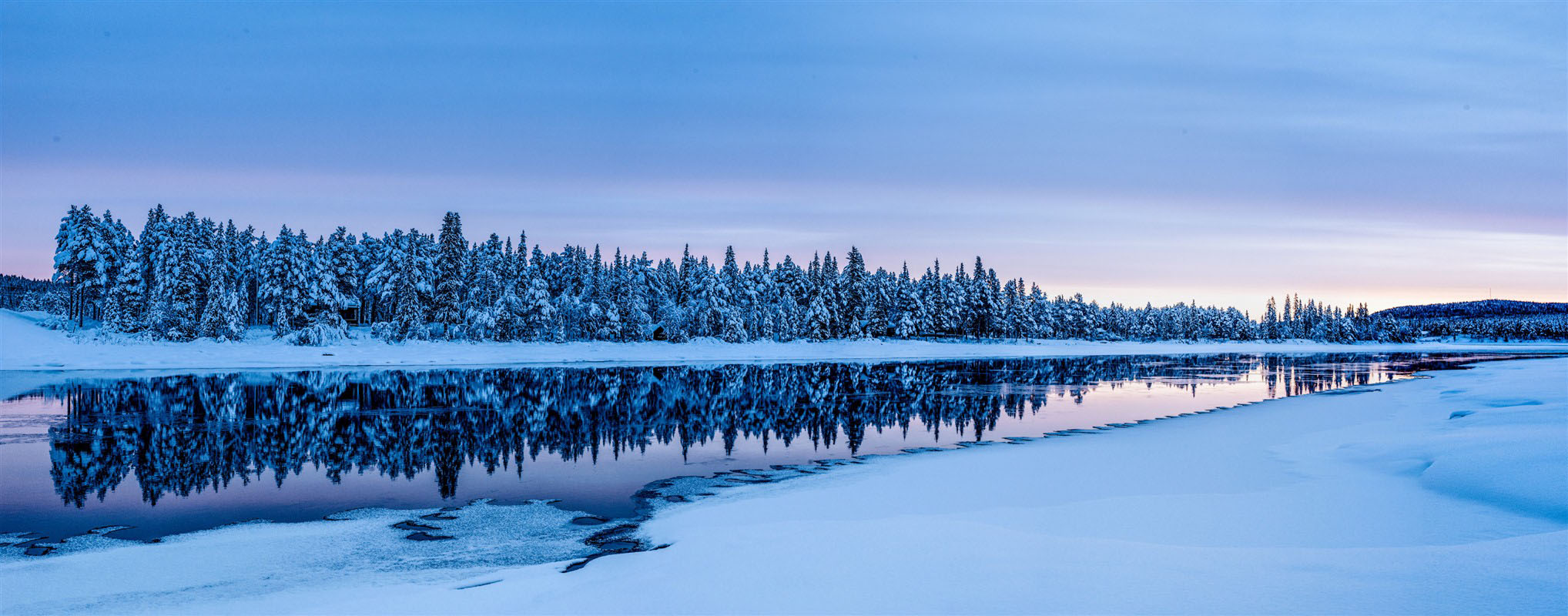 Snow landscape - Lapland - Sweden