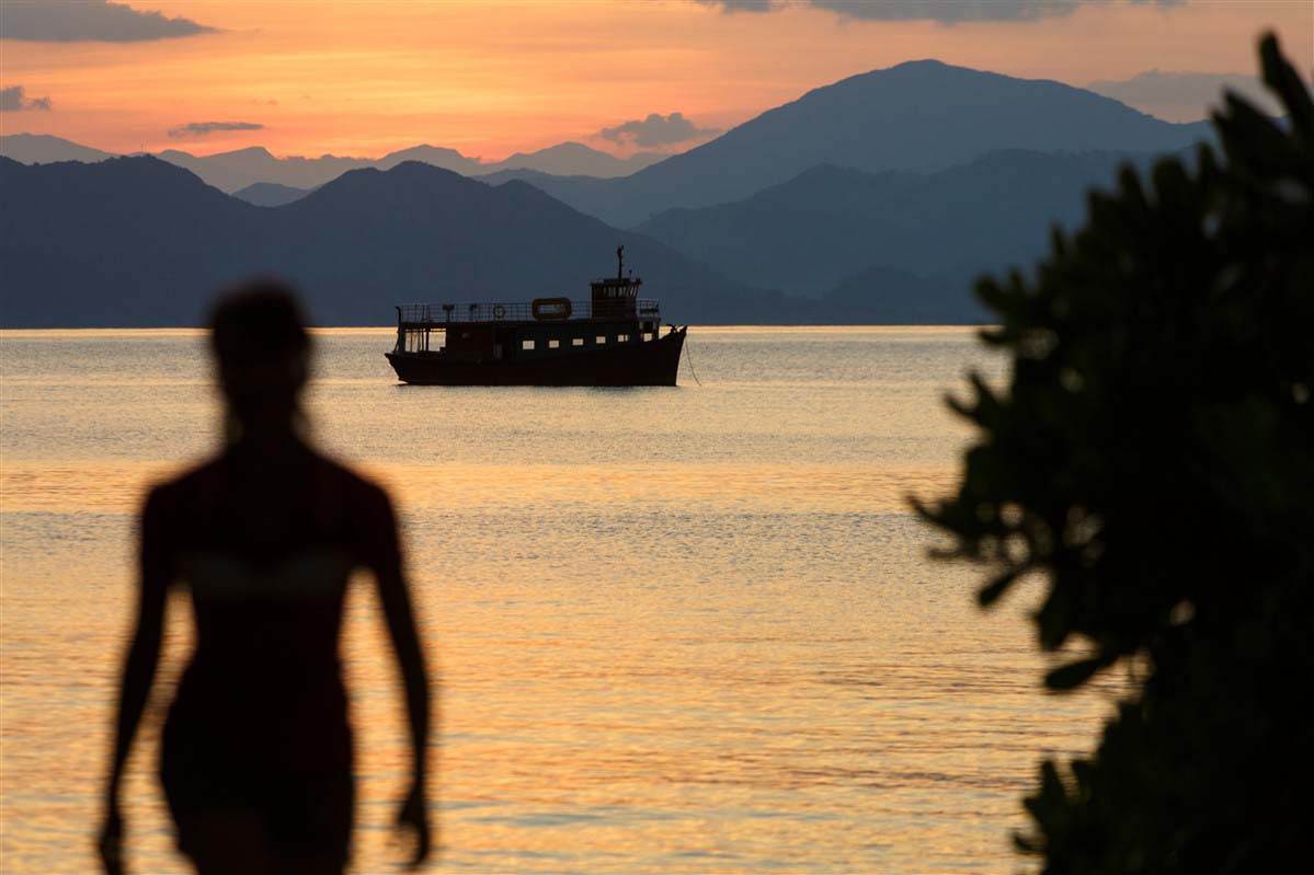 Sunset on the sea - Vietnam