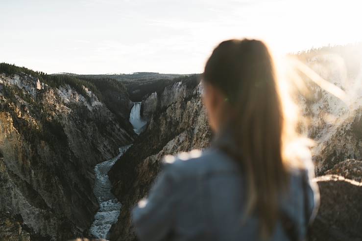 Upper Yellowstone Falls - Wyoming - États-Unis 